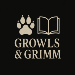 Growls & Grimm logo – cozy goth book blog