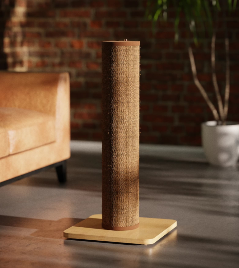 modern scratching post.