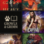 Collage of gothic covers representing Monster Romance Books – Growls & Grimm blog.