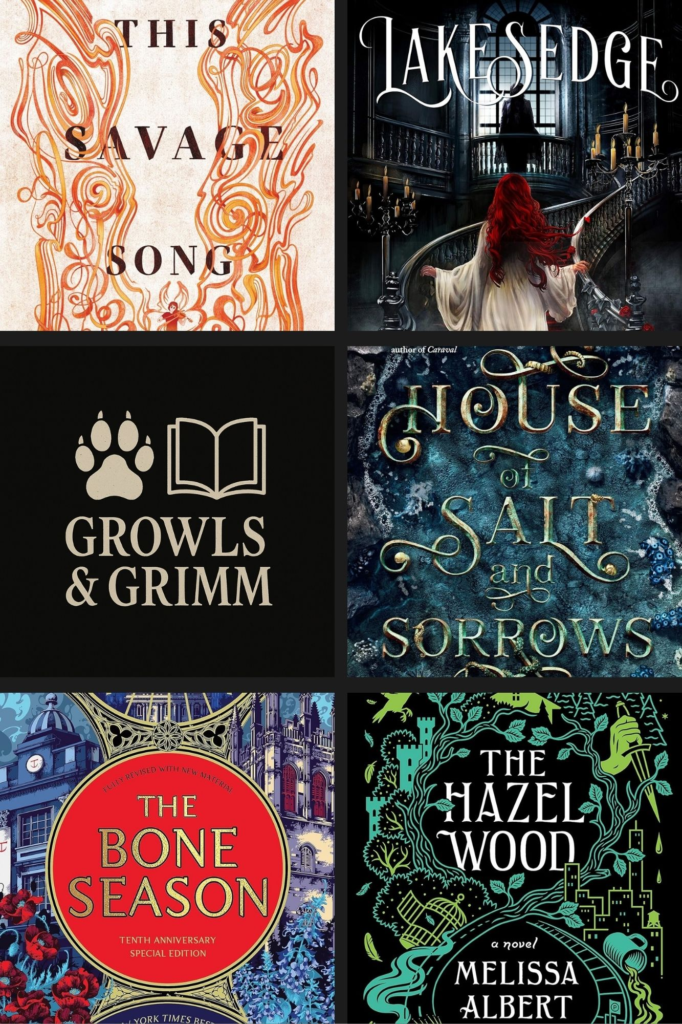 YA fantasy books list - Growls and Grimm