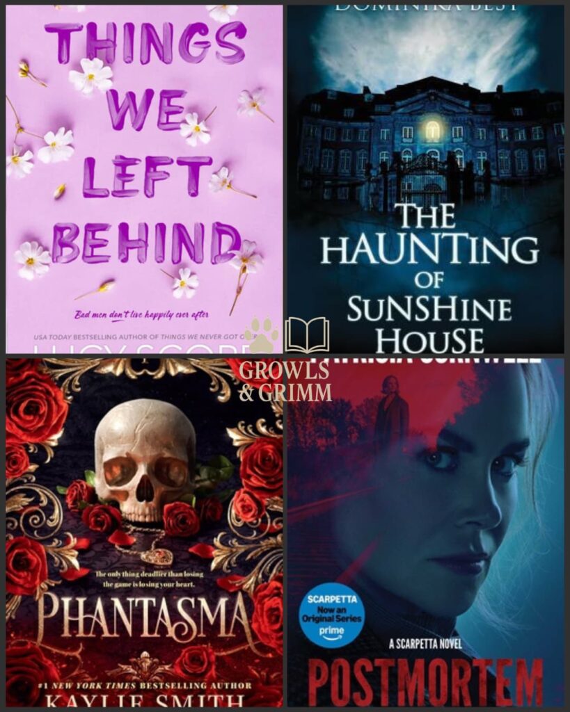 Books with Characters You Never Really Leave grid Growls and Grimm