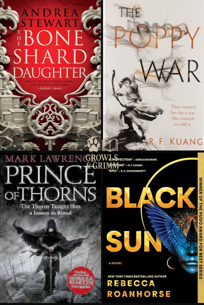 Dark Fantasy Books for Readers Who Like Their Magic With Teeth Book Cover Grid