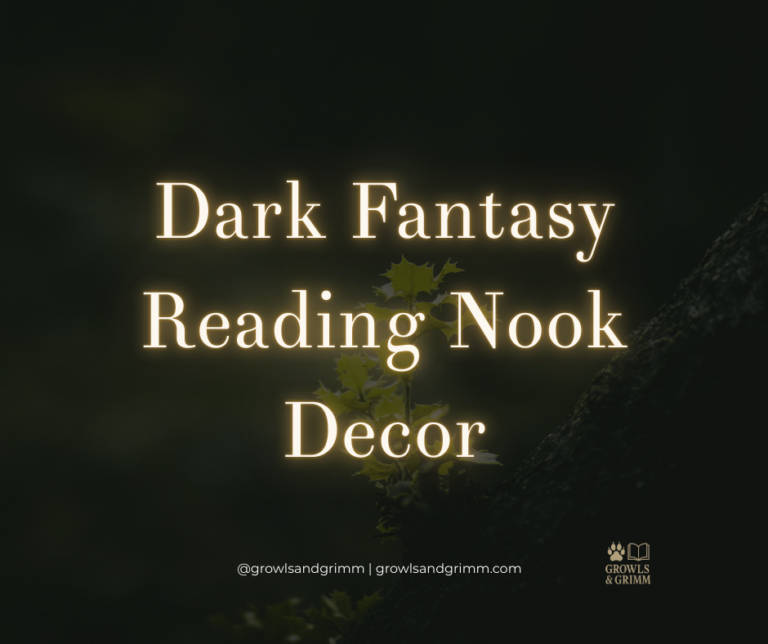 Dark Fantasy Reading Nook Ideas Growls and Grimm
