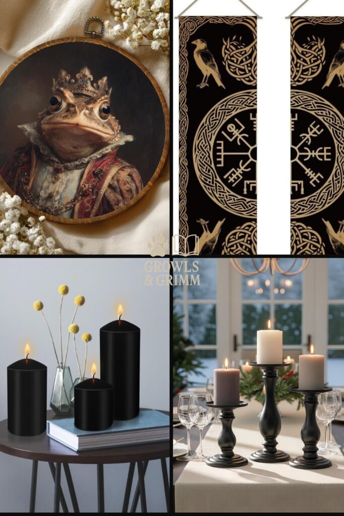 Dark Royal Reading Room Ideas Product grid