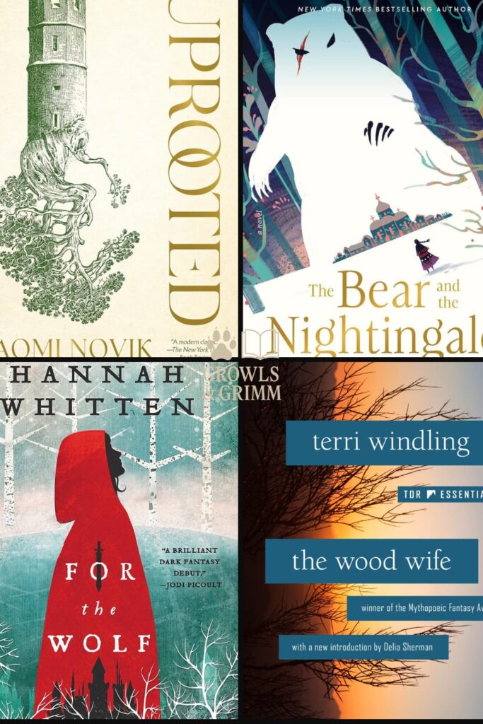 Forest Magic & Ancient Woods Fantasy Reads Book Cover Grid Growls and Grimm