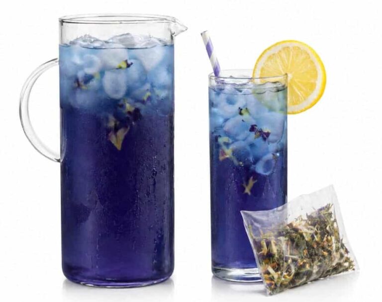 Adagio's Blue Mango Iced Tea