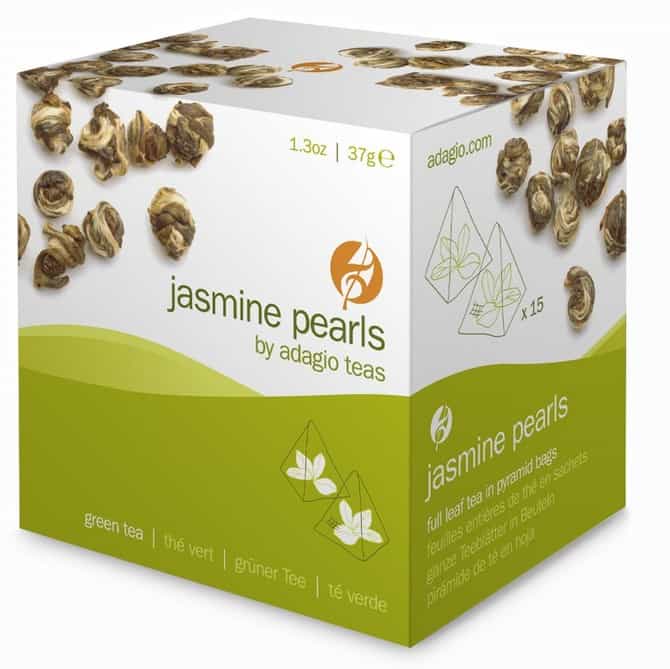 Adagio's Jasmine Pearl Tea Growls and Grimm