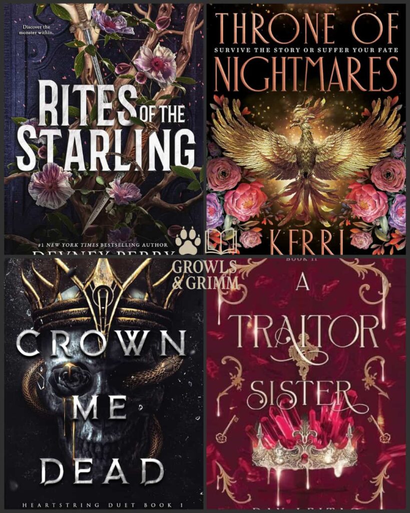 Fantasy Books Where Love Becomes a Curse Book cover grid
