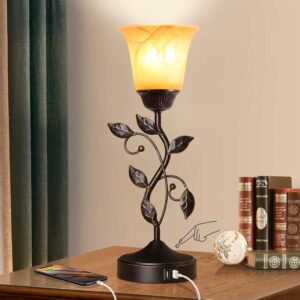 Vintage Leaf Table Lamp