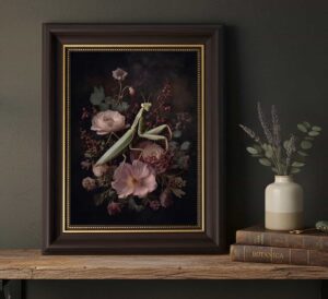 Gothic Insect Framed Wall Art