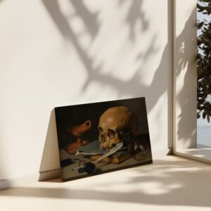 Still Life with Skull & Writing Quill