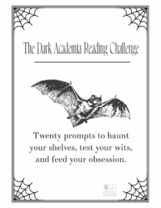 Dark Academia Reading Challenge | Free Printable