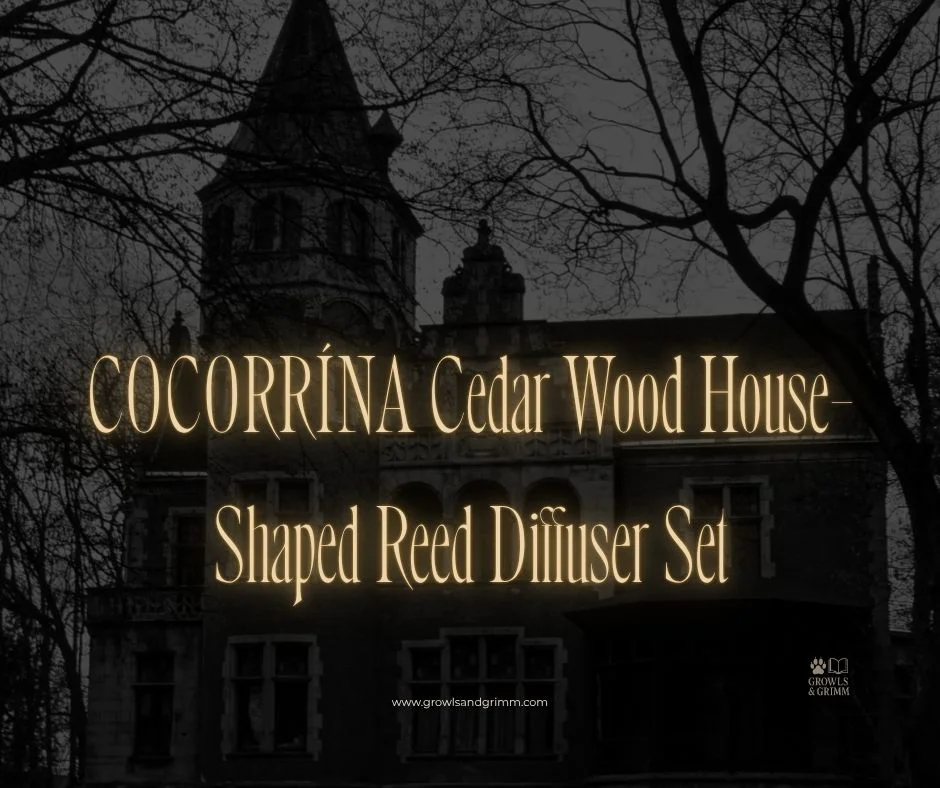COCORRÍNA Cedar Wood House-Shaped Reed Diffuser Set