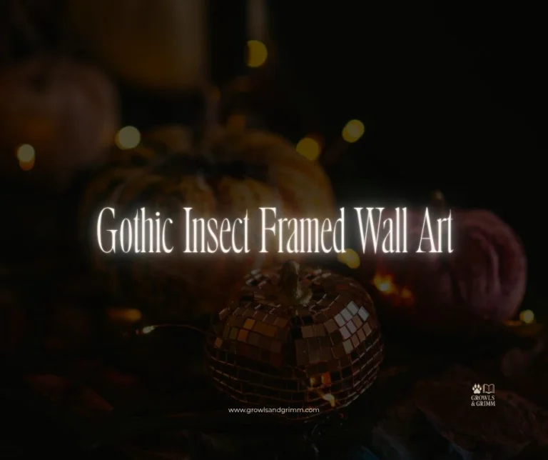 Gothic Insect Framed Wall Art