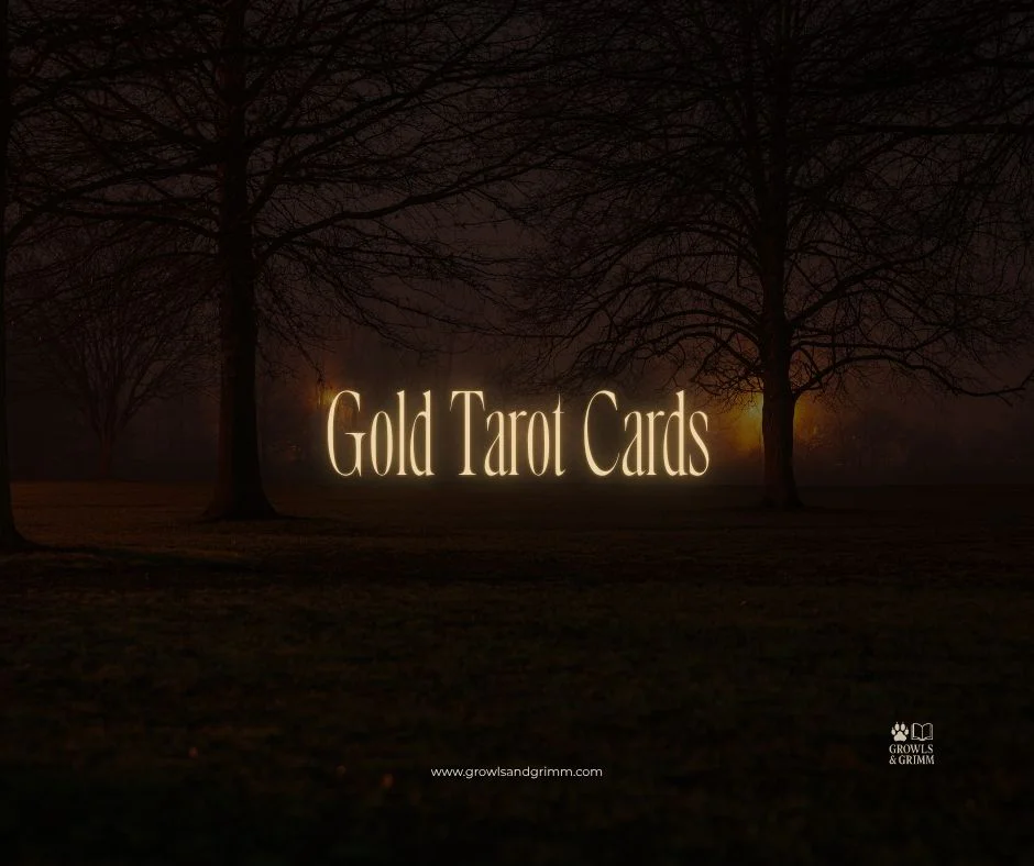 Gold Tarot Cards