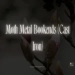Moth Metal Bookends (Cast Iron)