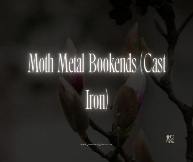 Moth Metal Bookends (Cast Iron)