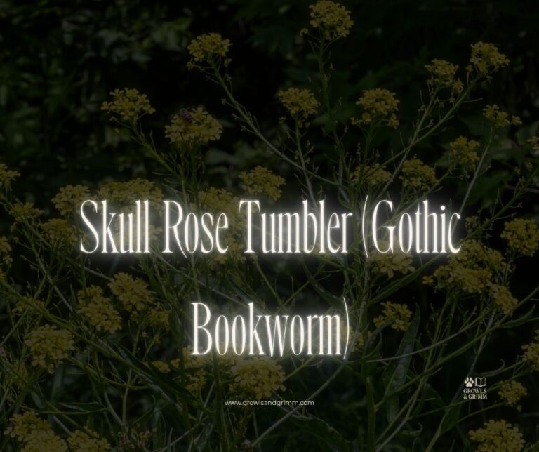 Skull Rose Tumbler