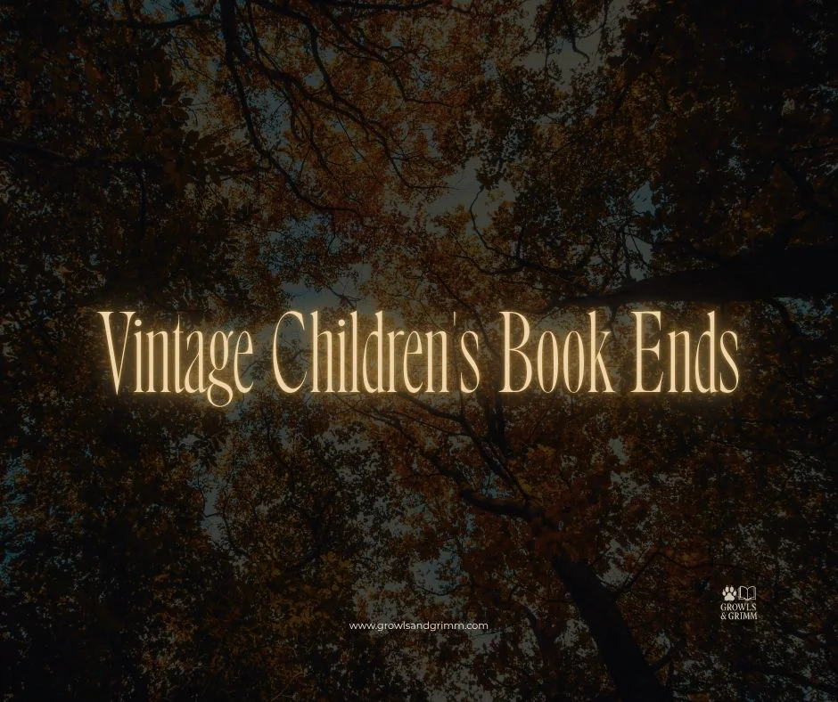 Vintage Children's Book Ends (Tamed Wild)