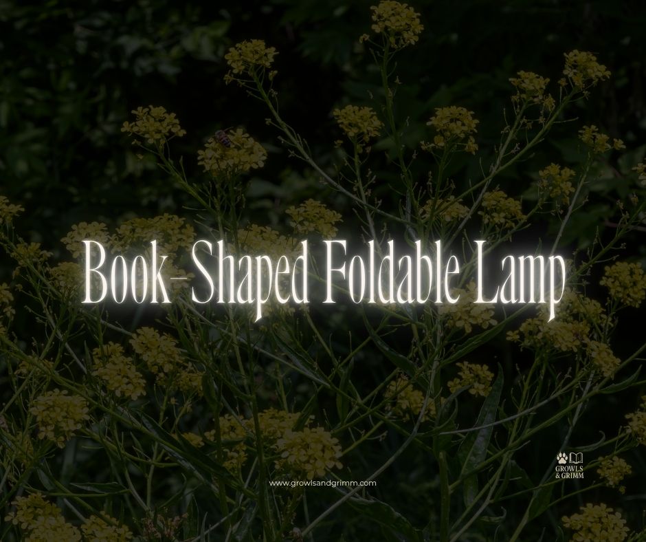 Book-Shaped Fold-able Lamp