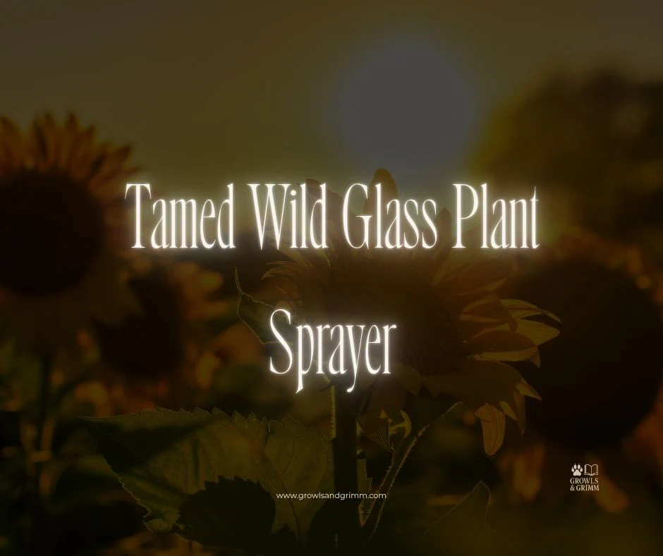 Tamed Wild Glass Plant Sprayer