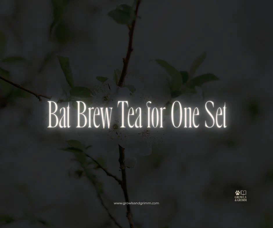 Bat Brew Tea for One Set