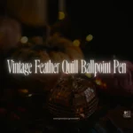 Vintage Feather Quill Ballpoint Pen