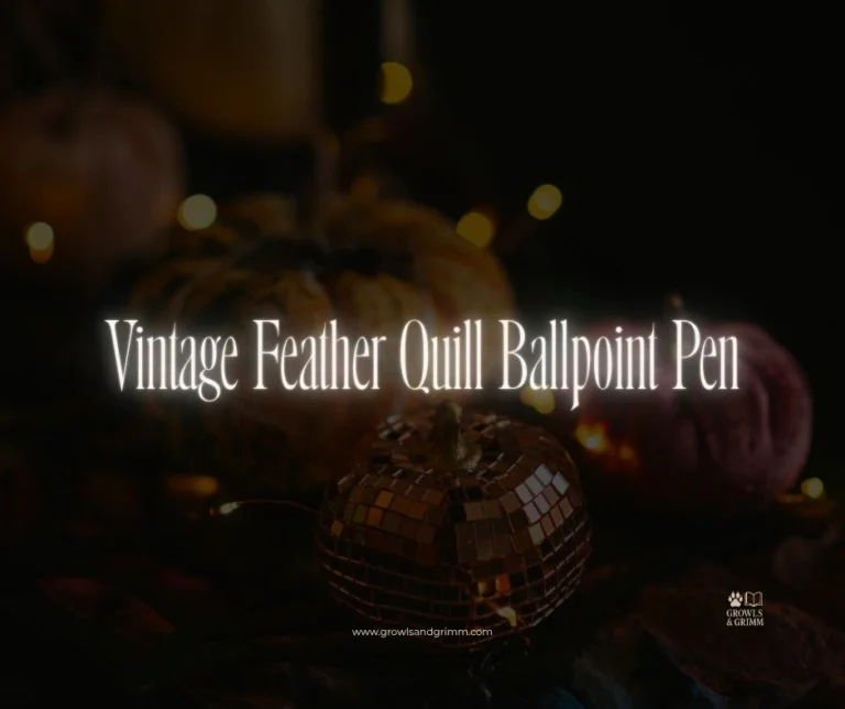 Vintage Feather Quill Ballpoint Pen