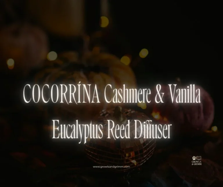 COCORRÍNA Cashmere & Vanilla Eucalyptus Reed Diffuser