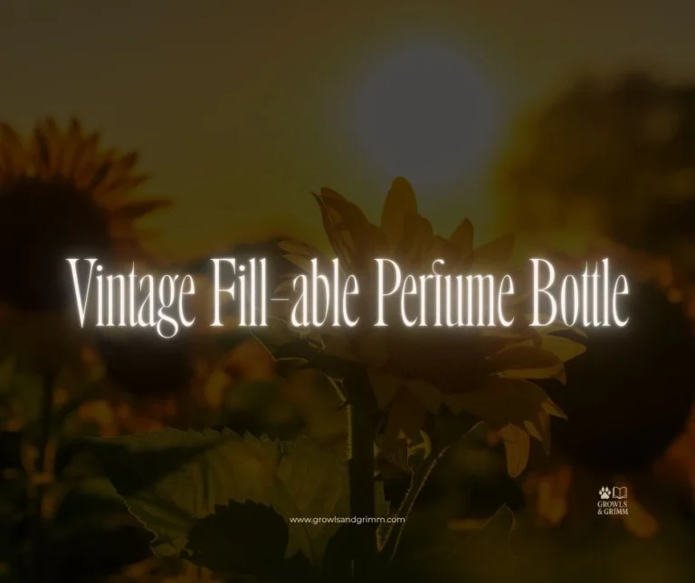 Vintage Fill-able Perfume Bottle