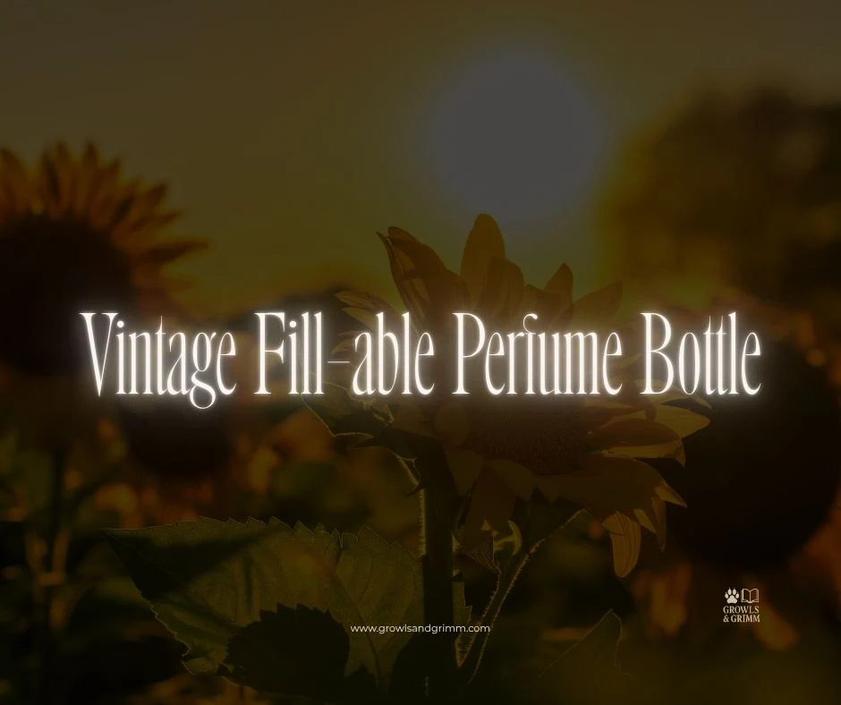 Vintage Fill-able Perfume Bottle