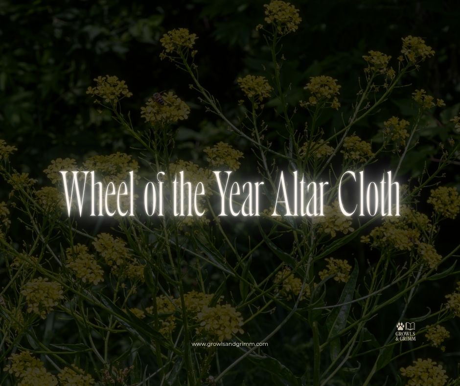 Wheel of the Year Altar Cloth