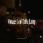 Vintage Leaf Table Lamp