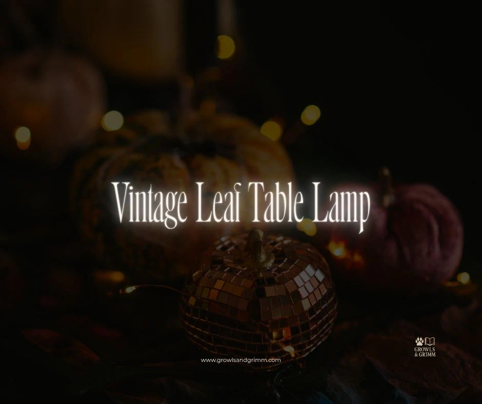 Vintage Leaf Table Lamp