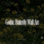 Gothic Butterfly Wall Art