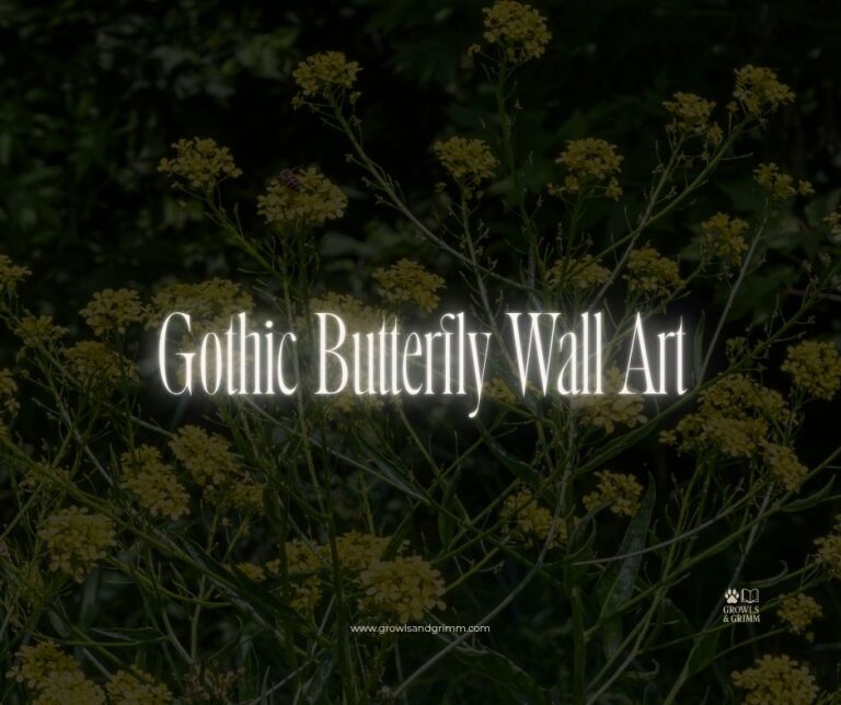 Gothic Butterfly Wall Art