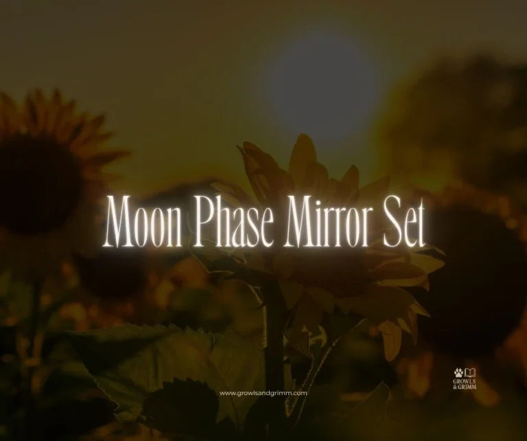 Moon Phase Mirror Set