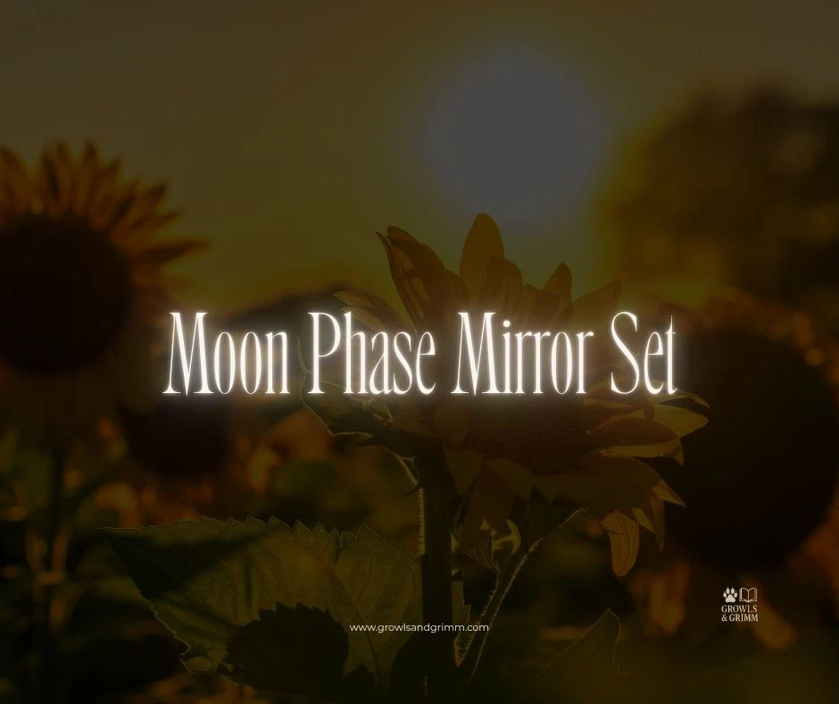 Moon Phase Mirror Set