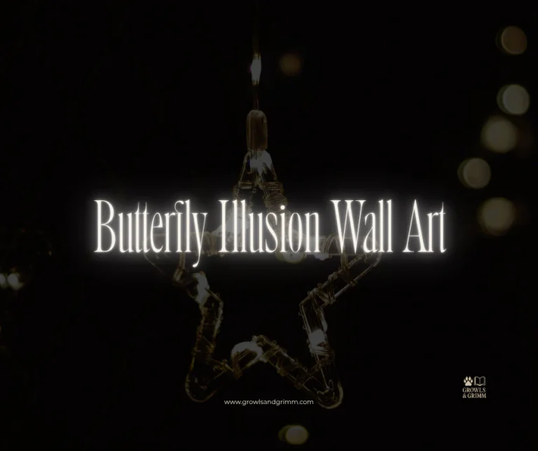Butterfly Illusion Wall Art