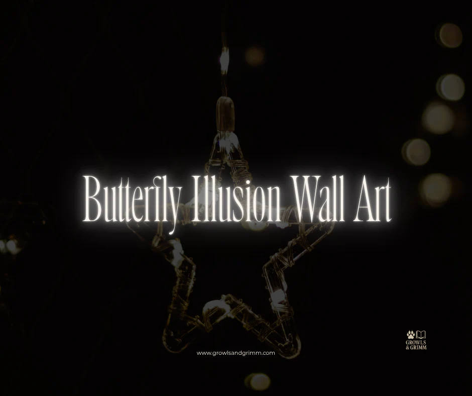 Butterfly Illusion Wall Art