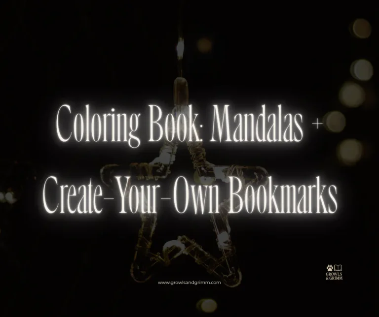 Coloring Book: Mandalas + Create-Your-Own Bookmarks