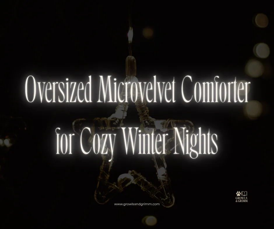 Oversized Microvelvet Comforter for Cozy Winter Nights