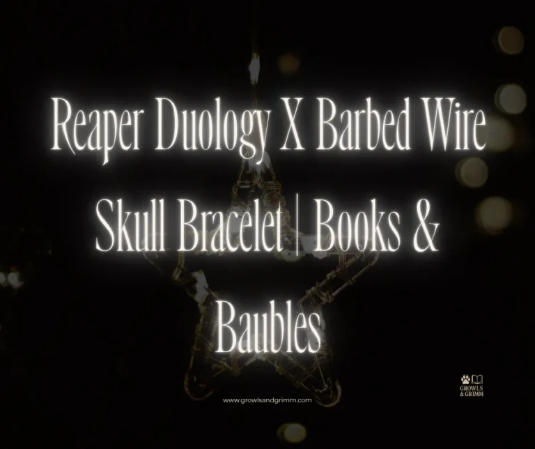 Reaper Duology × Barbed Wire Skull Bracelet